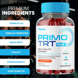 Primo TRT Gummies, Primo TRT Plus Advanced Performance Blend Supplement, PrimoTRT Try Prime Gomitas Maximum Strength Males Support for Overall Health Wellness All Natural Ingredients (60 Gummies)