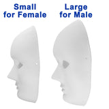 30 Pack Paper Mache Masks - 2 Sizes for Artistic Projects, Theater, Halloween, Masquerade Parties, Classroom Art