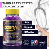 (5 Pack) CobraX Gummies, CobraX Gummies for Men, Cobra X Performance Support Ultra Pure Supplement Gomitas Advanced Formula Energy Review Stamina Performance (300 Gummies)