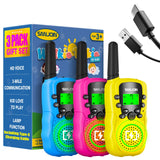 Rechargeable Walkie Talkies for Kids Girls and Boys Toys Age 3 4 5 6 7 8 4-8 5-7 3-5 6-8 8-10 4-5 4-6 Years Old Best Gifts for Christmas Birthday Holiday Stocking Stuffers Presents