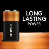 Duracell Coppertop 9V Battery, 6 Count (Pack of 1), 9 Volt Battery with Long-lasting Power, All-Purpose Alkaline 9V Battery for Household and Office Devices