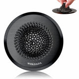 Sink Drain Strainer, Reversible Mesh Sink Strainer with 304 Stainless Steel, Wokdada Revolutionary Anti-Rust Kitchen Sink Drain Strainer for Garbage Disposal Food Catcher (Black)