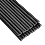 Garden Stakes 48 inch 20 Pack 0.27" Dia Solid Glassfiber Plant Support Rod Tomato Trellis Stakes (Black)