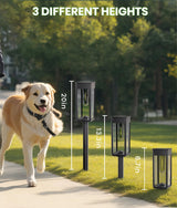 BITPOTT Bright Solar Pathway Lights Outdoor Waterproof IP65, 8 Pack Auto On/Off Solar Outdoor Lights for Path, Yard, Patio, Landscape, Lawn, Walkway, Driveway, Garden Decor Lighting Solar Powered