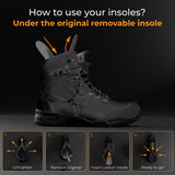 Carbon Fiber Insole - 1 pc, Men 11-11.5, Women 12-12.5 - Unisex Shoe Insert - Stiff Foot Plate - Orthotic Insole - Turf Toe, Hallux Rigidus, Flat Feet, Plantar Fasciitis, Mortons Extension