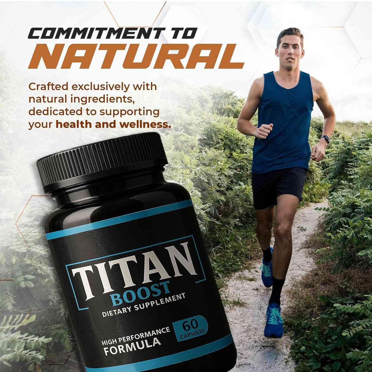 Titan Boost for Drive – Titan Boost for Stamina – Natural Energy & Confidence Support Supplement