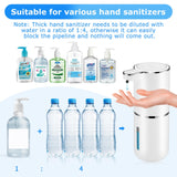 Automatic Soap Dispenser Touchless,Liquid Soap Dispenser with 4 Adjustable Levels,12.8oz USB Rechargeable and Wall Mounted,Smart Hand Soap Dispenser for Bathroom,Kitchen Sink,Dish Soap