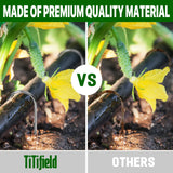 TiTifield 4 Inch U Shape Garden Stakes Irrigation Tubing Stakes 180 Pack