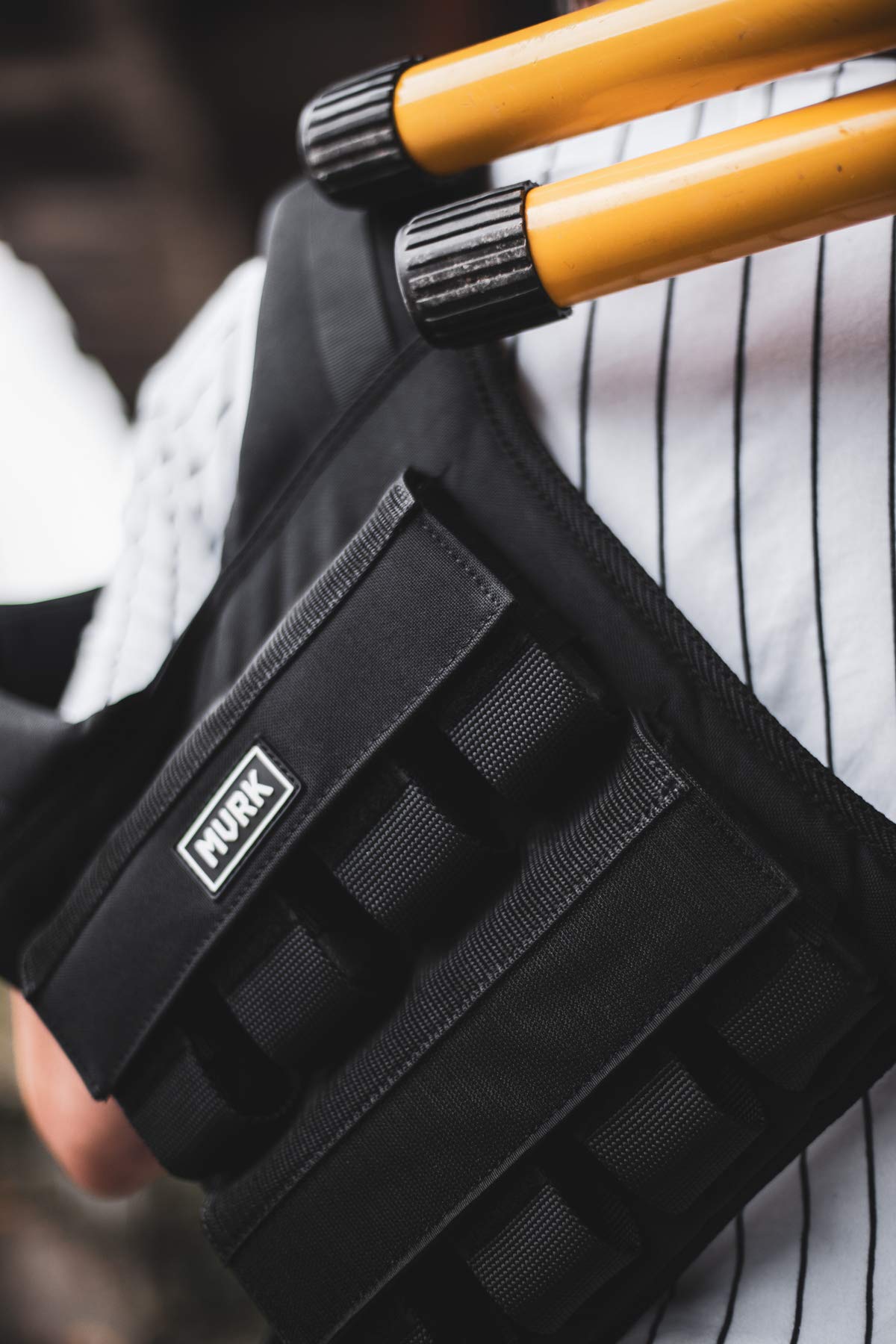 MVRK Adjustable Weighted Vest Men 18 lbs - Weighted Workout Vest With Iron Weights, Heavy Duty Weighted Exercise Vest For Functional Training, Slim Design Weighted Running Vest, Weight Vest for Men