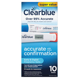 Clearblue Early Pregnancy Test Kit, at-Home Pregnancy Test Kit for Women, hCG Hormone Pregnancy Tests with Easy-to-Read Results, 10 Tests