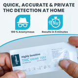 Exploro Highly Sensitive Marijuana Drug Test Kit, THC Drug Test Urine for Marijuana/Weed, Easy Home Drug Test Marijuana, THC Tests for Home for 50 ng/ml, THC Test Strips (Pack of 50)