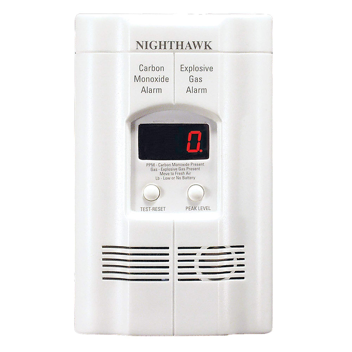 Kidde Carbon Monoxide Detector & Smoke Detector, 10-Year Battery, LED Indicators, Replacement Alert, Test-Reset Button