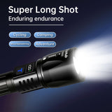 TrixHub Rechargeable Flashlights 99000High Lumens 2Pack, 5Mode Flash Light with LCD Digital Display, Super Bright Adjustable Tactical Flashlight, High Powered LED Handheld Flashlight for Home