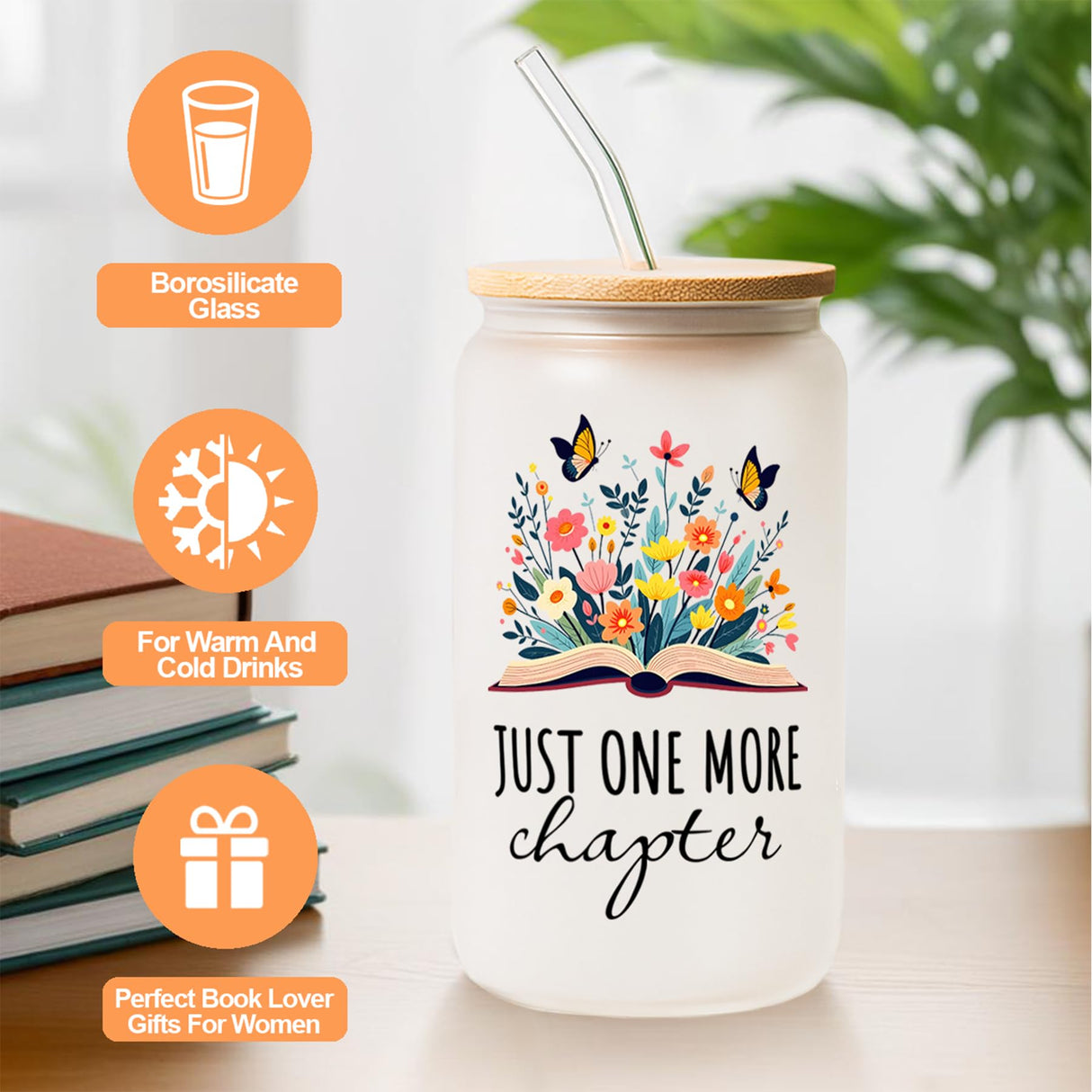 MHSMHL Book Lovers Gifts for Women, Gifts for Book Lovers Women, Bookish Gift for Readers, Reading Accessories Gift for Reading Club Present for Christmas Birthday White Elephant Secret Santa