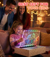 LED Drawing Board for Girls, Arts Gifts Kit and Crafts Toys for 3+ Year Old