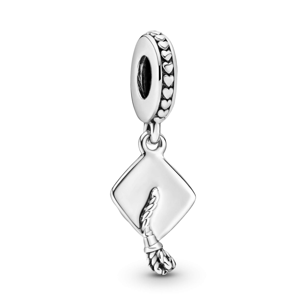 PANDORA Graduation Cap Dangle Charm - Hand-Finished Keepsake - Jewelry for Women with Gift Box - Compatible Moments Charm Bracelets - Sterling Silver