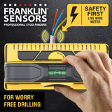 Franklin Sensors Prosensor M210 Stud Finder With 13-Sensors, Wood & Metal Stud Detector/Wall Scanner, Live Wire Detection, Made in the USA