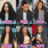 200 density 13x6 deep wave lace front wigs human hair HD Lace Curly Wigs for Black Women Pre Plucked with Baby Hair 13x6 HD Frontal Human Hair Lace Front Wigs for Women (13x6 Deep Wig, 30 Inch)