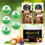 100% Natural Raw Batana Oil for Hair Growth, Dr. Sebi Hair Oil from Honduras, Prevent Hair Loss, Eliminates Split Ends for Men & Women