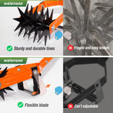 Walensee Rotary Cultivator Garden Tool, 2-in-1 Hand Tiller & Weeder