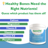 NanoVM 4-8 Years, Allergen-Free Kids Multivitamin, Unflavored Powdered Vitamins, Multivitamin Powder with 14 Vitamins & 13 Minerals, Low-Carbohydrate Vitamin Supplements, 275g - Solace Nutrition