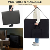 KCC Memory Foam Massage Table Premium Portable Foldable Massage Bed Height Adjustable, 84 Inches Long 28 Inchs Wide Home Salon Spa Bed Tattoo Table with Accessories &Carrying Case, Easy Set Up