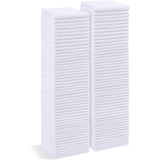 HOMEXCEL White Microfiber Cleaning Cloth, 100 Pack Cleaning Towels for Kitchen, Lint Free, Scratch-Free, Highly Absorbent, and Reusable Cleaning Rags for House, Window and Glass, Cars, 11.5 X11.5 inch