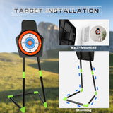 Bow and Arrow Set for Kids, 2-Pack LED Light Up Archery Set for Boys Girls