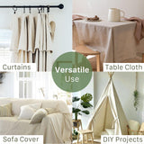 Salt Earth Canvas Drop Cloth 1Pc, Reusable Paint Drop Cloth, 100% Recycled Cotton Canvas Tarp Cover for Painter, Furniture, Floor Protection, All Purpose Painters Dropcloth for Christmas DIY (9x12FT)