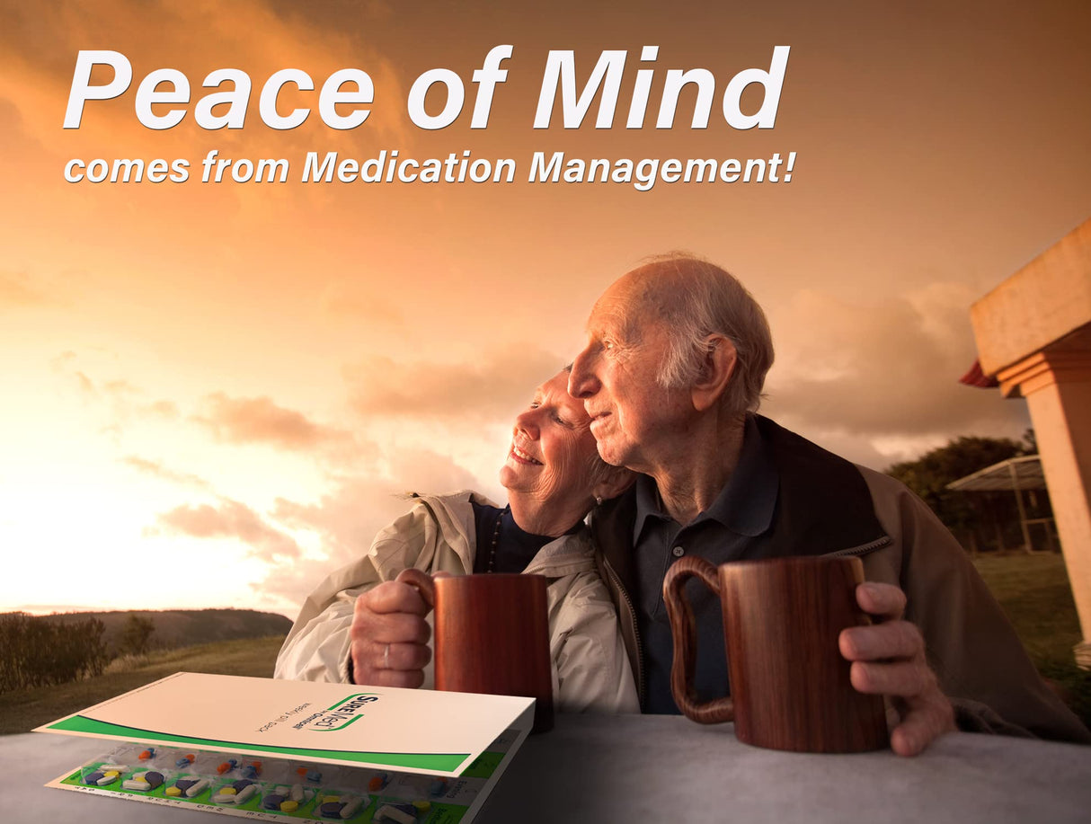 SureMed 7-Day, 4-Pass (4-doses per day) Multi-Med Disposable Blister Card Refill with 26 Cards & 26 Blisters