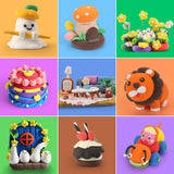 Ixiaoyoo Air Dry Clay, 100 Colors Modelling Clay for Kids, Safe & Non-Toxic, DIY Model Art & Crafts Toys with Sculpting Tools, Home Party Favors, Birthday & Christmas Gifts for Ages 3-12 Boys & Girls