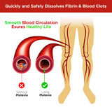 Vision Nutraceuticals Platexia with 3,000 FU Nattokinase NSP-2-90 Vegan Capsules - May Support Blood Circulation - Non-GMO & Kosher - 1 Capsule/Day, 3-Month Supply