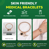 Upgraded QR Code Medical ID Bracelets for Women Medical Alert Bracelet