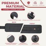 INDEEMAX Hip Thrust Belt, Booty Trainer for Women Men, Portable Exercise Hip Thrust Pad for Dumbbells Kettlebells Weights Plates, Adjustable Glute Workout Equipment Band for Home Gym