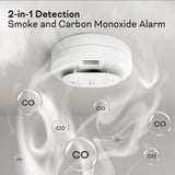 Kidde Hardwired Smoke & Carbon Monoxide Detector, AA Battery Backup, Interconnectable & Carbon Monoxide Detector, AA Battery Powered CO Alarm with LEDs, Test-Reset Button