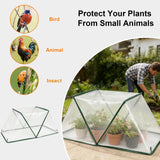 2 Pcs Foldable Garden Row Accelerator Plants Cover-31.9" x 12.2" x 14.1"