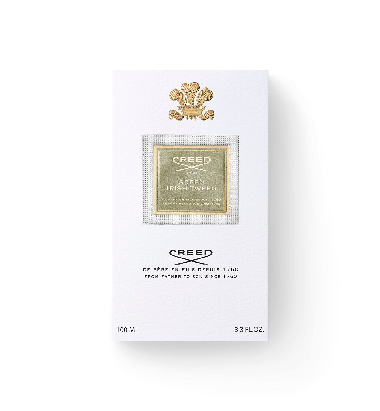 Creed Green Irish Tweed, Men's Luxury Cologne, Aromatic Fougère, Green & Mossy Woods Fragrance, 100ML / 3.3 Fl Oz