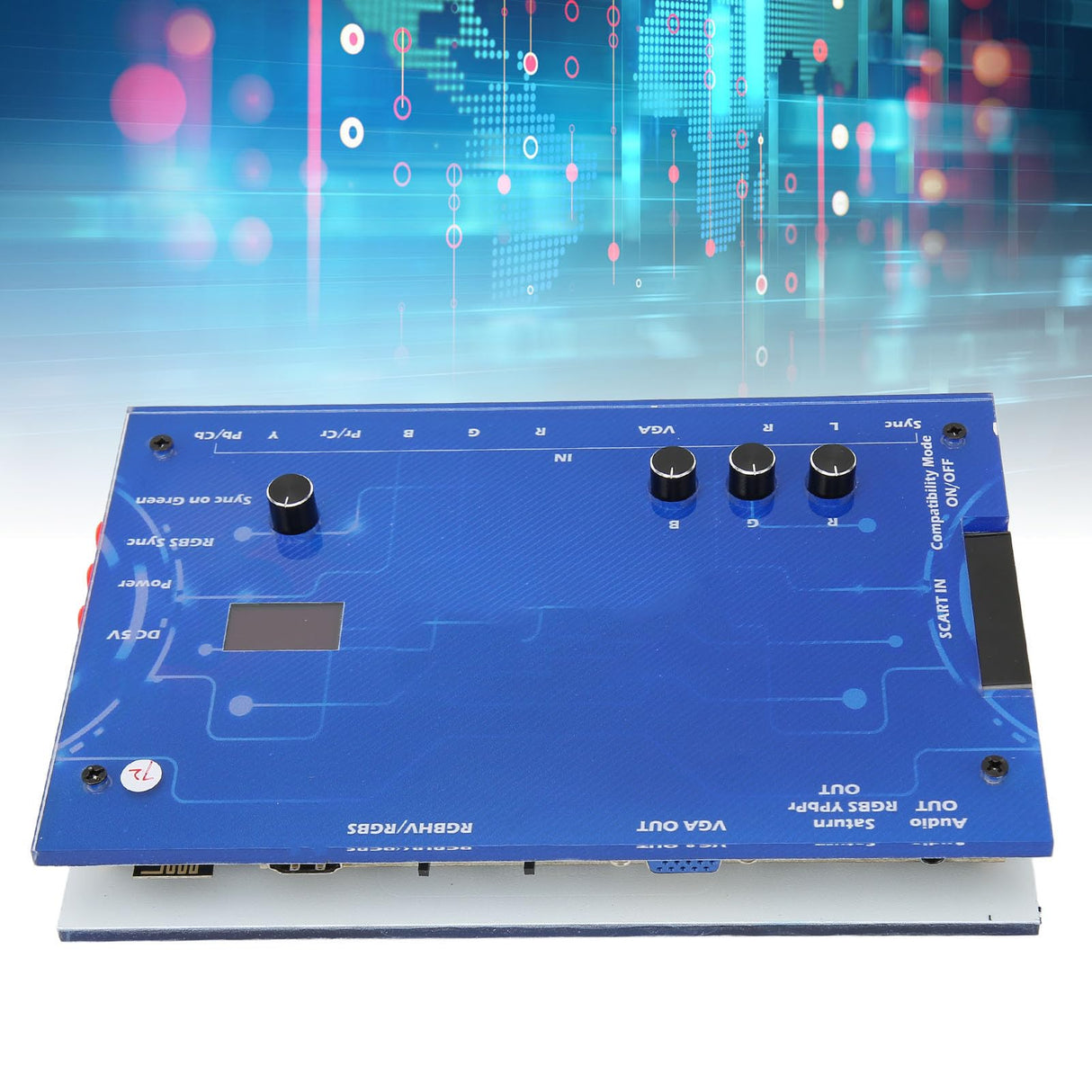 GBS Control GBSC Video Converter, GBSC/RGBS/VGA/Scart/Ypbpr Signal to VGA/HDMI for Most Retro Video Game Consoles, for SEGA Dreamcas, for PS2, for NGC, etc.