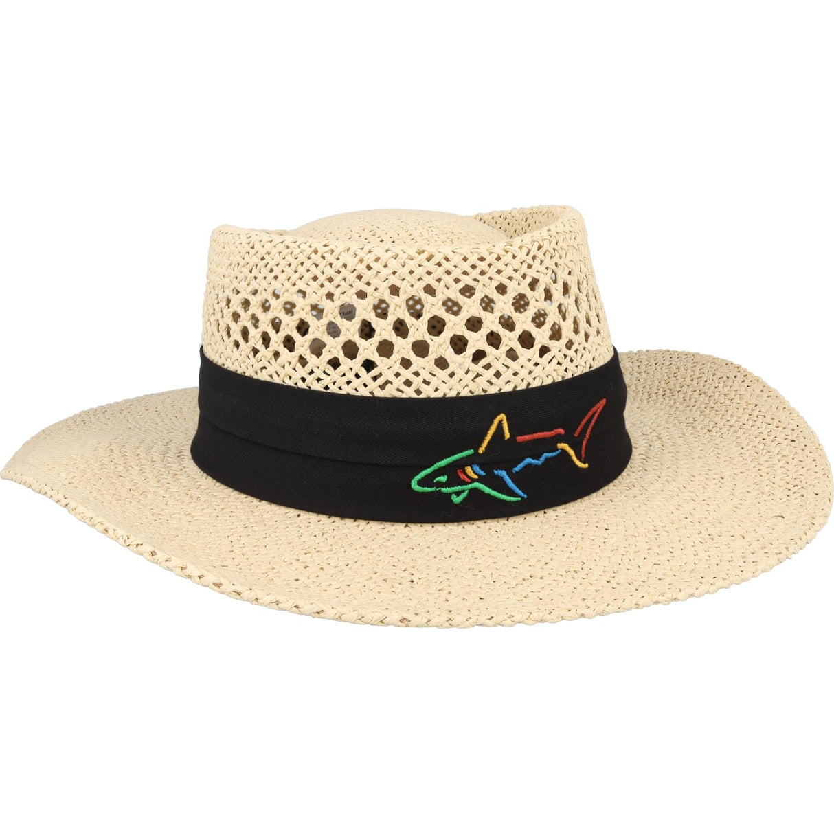 Greg Norman Signature Straw Hat Greg - Natural