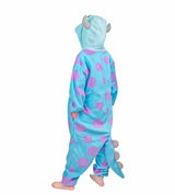 Wishliker Kids Animal Onesie Pajamas Halloween Cosplay Sully Costume One Piece Christmas Girls Boys Party Wear
