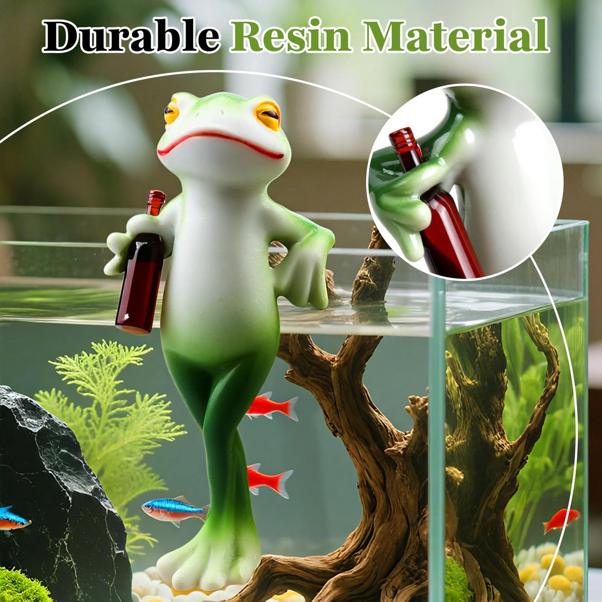 DearKeeps Garden Frog Statues – Funny Outdoor Figurines for Yard, Patio, Lawn, Indoor Decor – Cute Animal Ornaments & Plant Hangers – Birthday for Women (3 Pack)