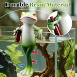 DearKeeps Garden Frog Statues – Funny Outdoor Figurines for Yard, Patio, Lawn, Indoor Decor – Cute Animal Ornaments & Plant Hangers – Birthday for Women (3 Pack)