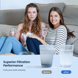 GLACIER FRESH Replacement for RPWFE, RPWF (Built-in CHIP) Refrigerator Water Filter, Compatible with GFE28GYNFS, GFE28GELDS, PFE28KELDS, PFE28KYNFS, GFD28GELDS, PWE23KELDS, PWE23KMKES, 2 Pack