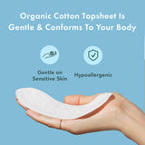 Rael Panty Liners for Women, Organic Cotton Cover - Daily Pantiliners, Light Absorbency, Unscented, Chlorine Free (Micro Thin, 280 Count)