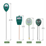 XLUX Long Probe Deep Use Soil Moisture Meter Sensor, Water Monitor Indicator, Hygrometer for Outdoor Indoor Large Pot Plants, Flower, Gardening, Farming, 2 Pack