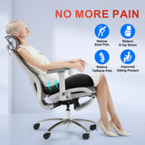 Benazcap Memory Seat Cushion for Office Chair Ergonomic Cushions Pad Pillow for Pressure Relief Sciatica & Pain Relief Memory Foam for Long Sitting for Gaming Chair and Car Seat Black