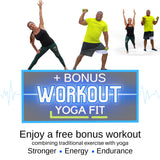 CHAIR YOGA FOR SENIORS DVD + Poster + Bonus Yoga DVD. Strength- Energize- Healing- Relieve Stress. Chair yoga DVD for beginners. Yoga chair exercises for seniors DVD. Yoga videos for beginners DVD.