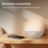 Odokee Sunrise Alarm Clock White Noise Machine: Natural Wake Up Light