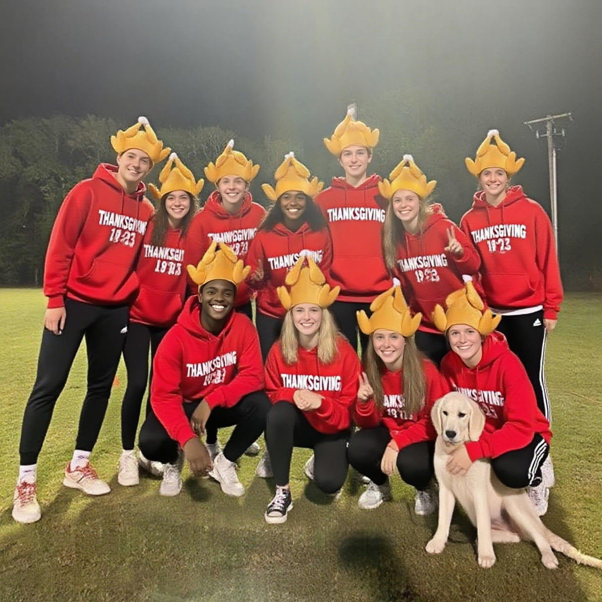 yosager 3 Pack Men's Roasted Turkey Hat, Thanksgiving Halloween Turkey Costume Funny Hat for Christmas Holiday Party Favors Party Supplies