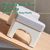 Kzeirm Toilet Stool, Poop Step Stool for Bathroom, Toilet Foot Pooping Stool for Adults, Portable Travel Squat Bench for Feet, Banco para Baño Toilet Leg Raiser